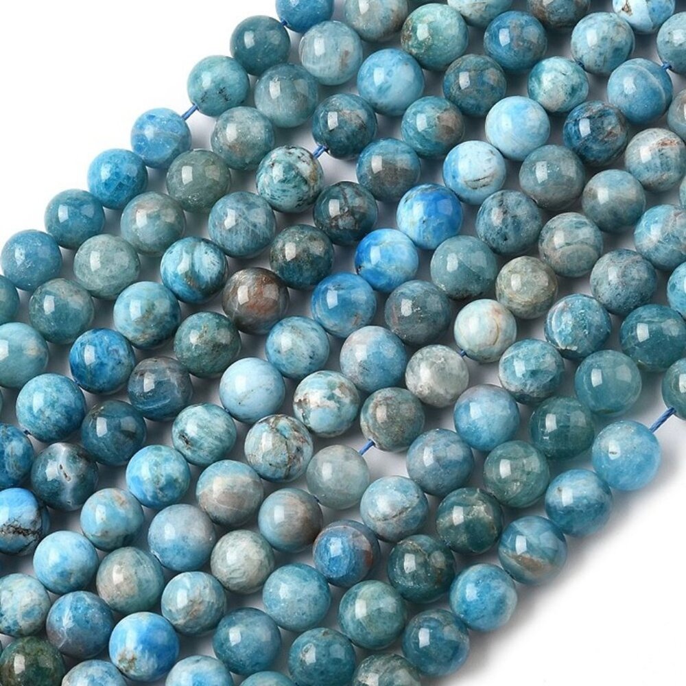 10mm Apatite Bead Strand